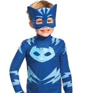 Toddler Halloween Costume, PJ Mask, CatBoy, Blue, Chase, 2T , Kids Halloween
